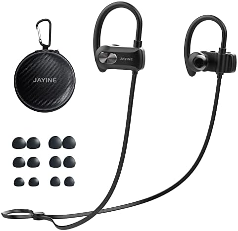 ЏЕЈИН Bluetooth Слушалки, Безжични Слушалки Bluetooth 5.3 HD Бас Стерео, Бучава Поништување Во Уво Слушалки IP67 Водоотпорен Спортски Слушалки