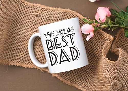 Подароци за чаша од меотастични кафе за тато, светски најдобар татко/број 1 тато '' 11oz кафе чаша за тато, персонализирани подароци
