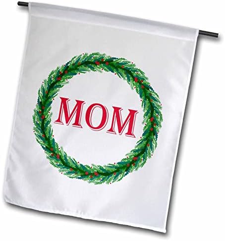 Божиќни дизајни на 3Drose Sandy Mertens - Божиќен венец Црвена мајка Цитат, SM3DR - Знамиња