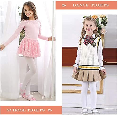 Зандо девојки танцуваат хулахопки ултра-меки девојчиња балетски хулахопки шарени хеланки еластични училишни униформа хулахопки за девојчиња