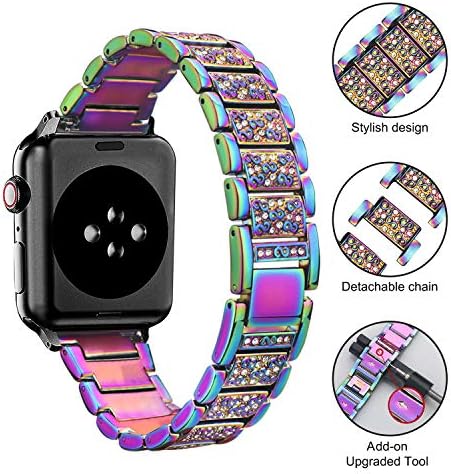 Месиме Компатибилен Со Apple Watch Band со случај 40mm За Жени