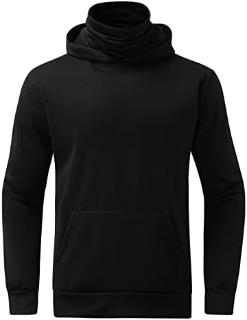Beuu дуксери за мажи, зимска уста ја покрива качулка пуловер за ветроупорна прашина доказ на отворено спортски џемпери за џемпери