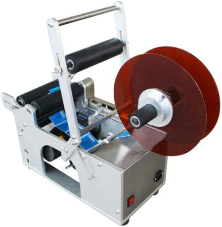 110V 220V полуавтоматска машина за етикетирање на етикети за печатење со шишиња
