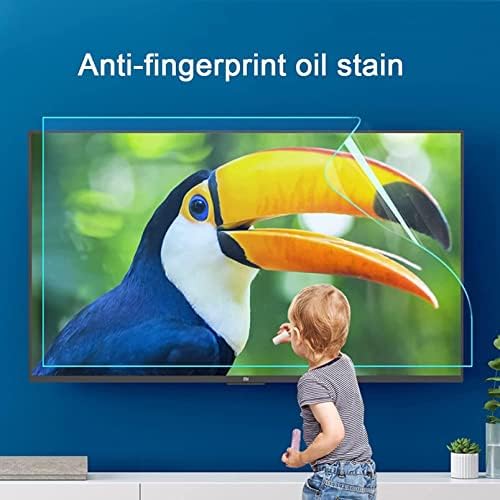 Ansnal TV-заштитен екран заштитник против сјајот/анти-сина светлина/филтер за филтрирање на филтрирање на филтрирање Ослободување на очите Помогнете
