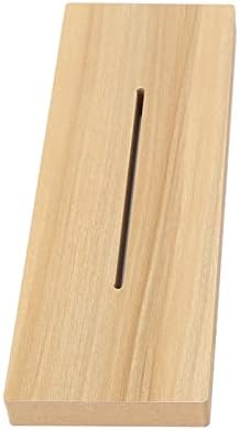 Емошајога акрилна десктоп шминка огледало, огледало на акрилна шминка преносен издржлив со дрвена база за дома