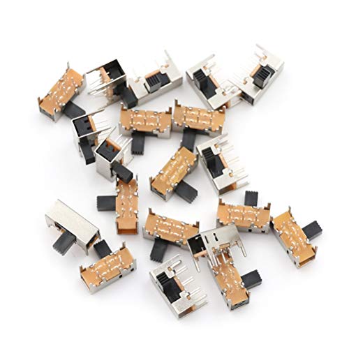 Bienka 20PCS 6PIN 1P2T 2 Позиција за прекинувач за прекинувач на прекинувачот за прекинувач на мини прекинувач за слајдови SK22H03 - прекинувачи