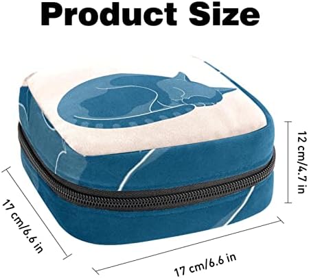 Орјуекан санитарна торба за складирање на салфетка, менструална чаша торбичка преносна санитарна салфетка влошки за чување кеси за складирање женствена