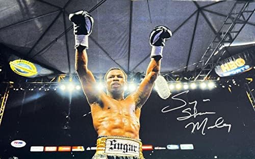 Шејн „Шеќер“ Мозли Бокс потпиша 12х18 Фото PSA AC12498 - Автограмирани фотографии во боксот