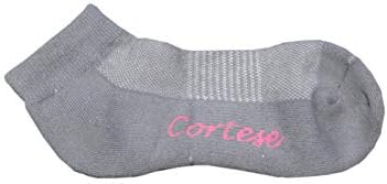 Женски атлетски удобни чорапи Кортески дизајнира женски сиви со розово пишување