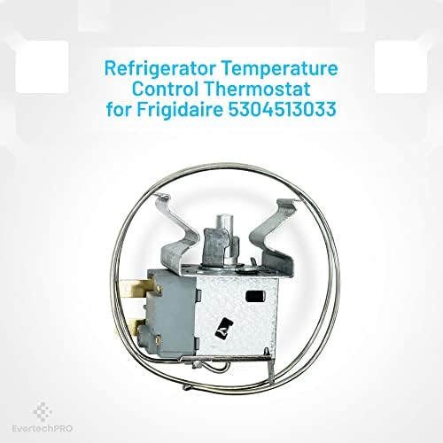 EvertechPro 5304513033 Контролна замена на температурата за фрижидер Фригидаер 216715200 216715201 216715203 297053873