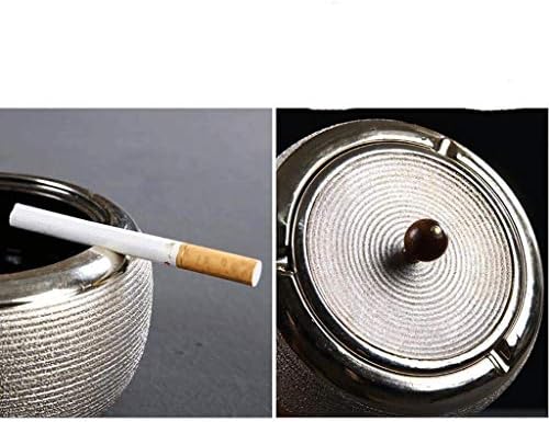 Сјајтска пепелник тркалезни сјајни керамички пепелници за цигари, подароци и декорација на домашни канцеларии