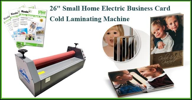 26 Мала домашна електрична деловна картичка ладна ламинирана машина