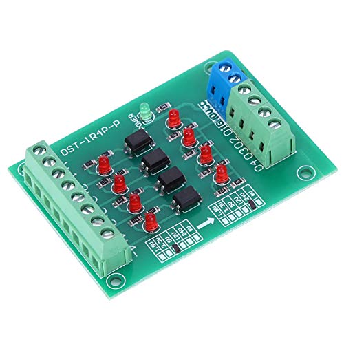 Mini Size PLC табла за конверзија на напон на сигнал 20kHz цврста замена 4 канали Optocoupler изолација модул за модул за изолација на сигнал