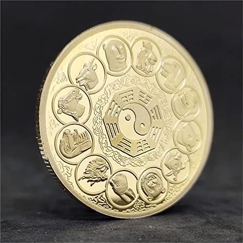 Кинески змеј тотем комеморативни златни монети
