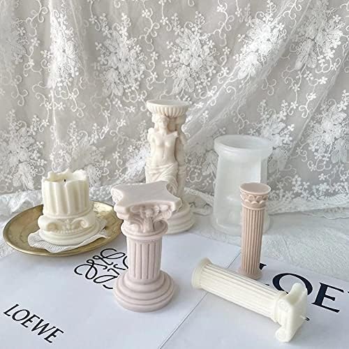 3Д силиконски свеќа за свеќи Венера од свеќи од свеќи DIY силиконски мувла DIY занаетчиски правење сапун чоколадна торта украсување украси од смола