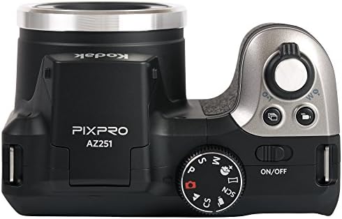 Kodak Pixpro Astro Zoom AZ251-BK 16MP дигитална камера со 25x оптички зум и 3 LCD екран