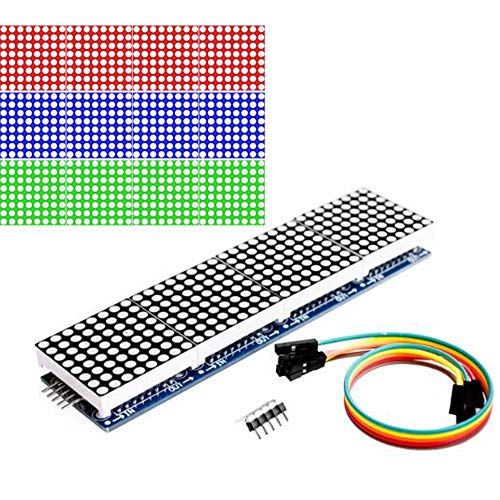 Daoki Max7219 DOT LED матрица MCU 8x32 Контролен LED дисплеј модул погон за Arduino Raspberry Pi 4 во 1