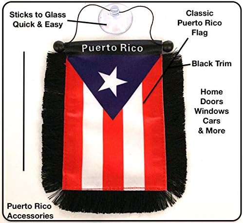 Порторико знамиња за автомобили додатоци налепници налепници Порторикански пр Домови Квалитет направени бандерас пара авто мали мини