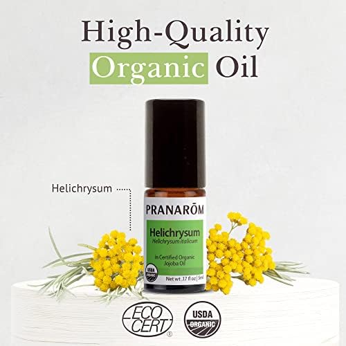 Pranarom - Helichrysum во есенцијално масло од растително растение - чисто природно терапевтско одделение за есенцијално масло за нега