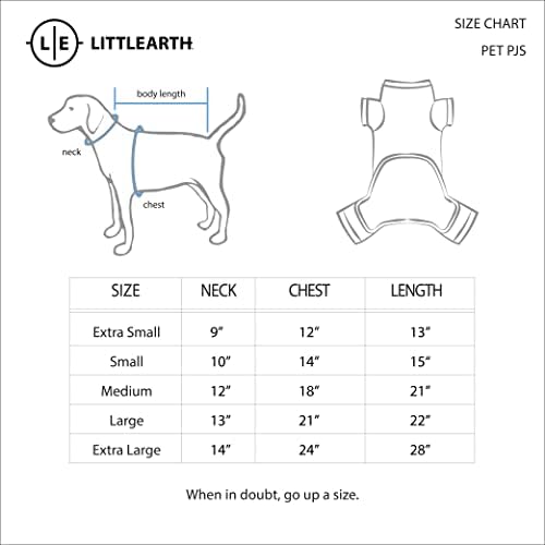 Littlearth Unisex-Adult NFL LOS Angeles Chargers Pet PJS, Team Color, X-Mlage