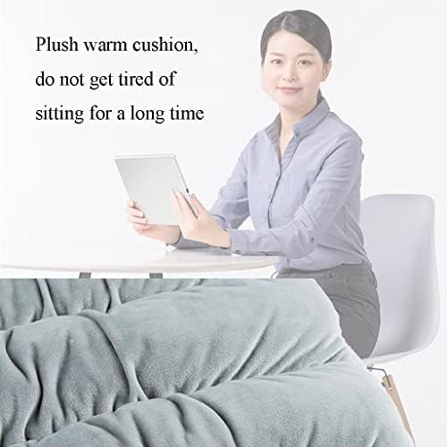 Загреана перница за перничиња за столче за греење со адаптер за напојување ， удобно нелизгање со отстранлива подлога за греење ， миење