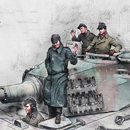 Гермајл 1/35 Втората светска војна германски резервоар СОСТОЈБА СЛИКА / Необработен и необоен војник Минијатурен комплет / HC-529