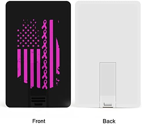 Рак НА дојка Сад Лента Знаме USB 2.0 Флеш-Дискови Меморија Стап Кредитна Картичка Форма