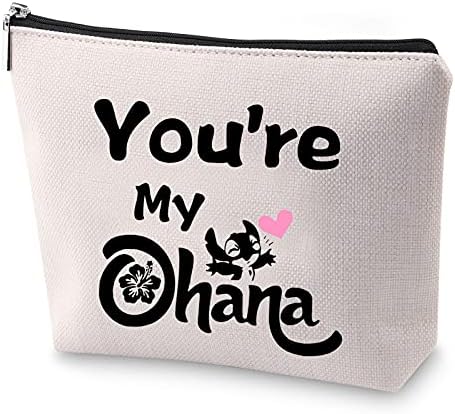 ЗЈЏПО Охана Подарок Ти си Мојата Торба За Шминка Во Охана Хавајска Семејна Козметичка Торба Подарок За Најдобри Пријатели