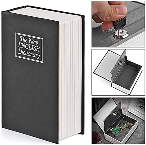 Книга Безбедно Речник Тајна Безбедно Може Со Комбинација Заклучување Метал Безбедно Заклучување Кутија За Домашна Канцеларија Код Заклучување