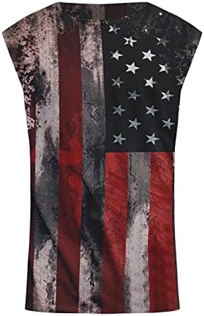 2023 година Нов машка лежерна резервоар врвови на американски знамиња без ракави, патриотски маички за вежбање, ладни маици за