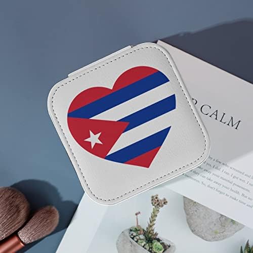 Љубов Куба Срце Кутија За Накит Организатор Дисплеј Кутија За Складирање Подарок За Жени Девојки Обетки Ѓердан Прстени Патување Секојдневна Употреба