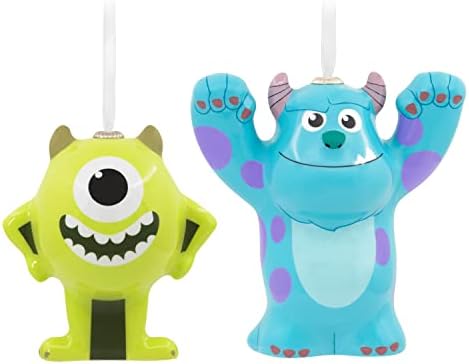 Hallmark Disney/Pixar Toy Story Woody and Buzz Lightyear Decoupage Божиќни украси, сет од 2