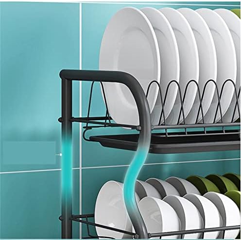 GFDFD не'рѓосувачки челик Проширен со голема големина на садови за садови за складирање на кујната Кујна Мултифункционална решетка