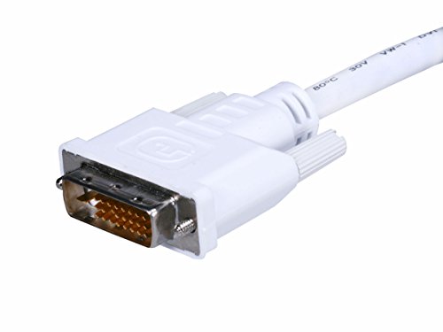 Monoprice 6ft 32awg Mini DisplayPort на DVI кабел - бел