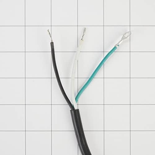 Whirlpool 4317824 Оригинален кабел за напојување OEM за машини за миење садови, црна додаток од 5 стапки - го заменува W10298318RP, W10761316,