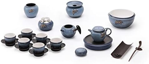 WXBDD керамички чај сет со чај послужавник домашна забава дневна соба чај за производство на чај кунг фу, поставен за подарок