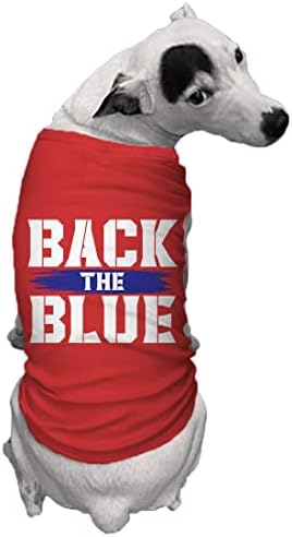 Назад Сината Сина Линија-Поддржете Ја Полициската Кошула За Кучиња