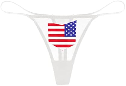 Контрола На Долна Облека За Жени Национално Знаме Печатење Секси Везена Мрежа Проегирна Танга Гаќи Т Панталони Низок Струк