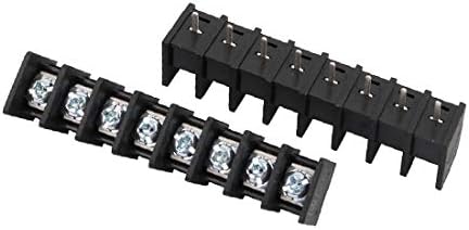 X-DREE 15Pcs LW1C AC300V 15a 7.62 mm Теренот 8P Завртка Терминал Блок Лента бариера(15Pcs LW1C AC300-V 15a Morsetto бариера на morsettiera