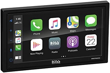 ШЕФ Аудио Системи Морски Оценет Водоотпорен MRCP9685A Apple CarPlay Android Автоматски Мултимедијален Плеер-Двоен Din, 6,75 Инчен ЛЦД Екран На