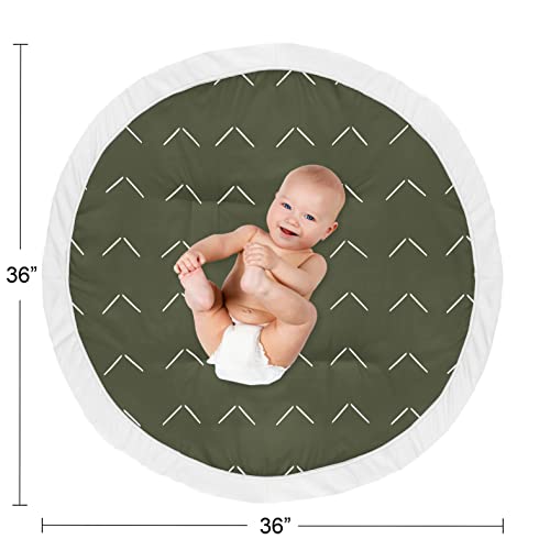Слатка ojојо дизајнира ловец зелена бохо стрела момче или девојче бебе плејматски стомак, време за новороденче игра - бело боемски шумски племенски
