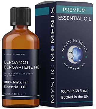 Мистични моменти | Бергамот Бергаптен бесплатно есенцијално масло 100мл - чисто и природно масло за дифузери, ароматерапија и мешавина од масажа