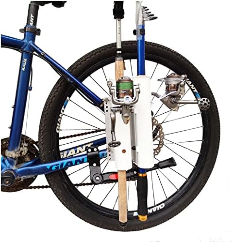 Носител на риболов со велосипед, држач за риболов за велосипед ， монтира две шипки на вашиот велосипед, решетката за шипки за риболов