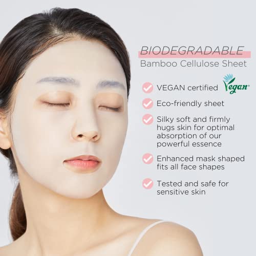 Официјална маска за корејски листови на Медихајл - Колагенска суштинска маска за лице 30 листови Подигнување и зацврстување