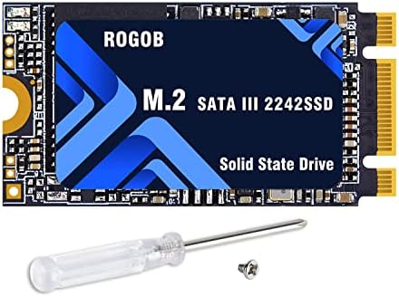 ROGOB 256GB M.2 SATA SSD 2242 NGFF B & M клуч Внатрешен погон на цврста состојба 6 GB/S за десктоп лаптоп компјутер