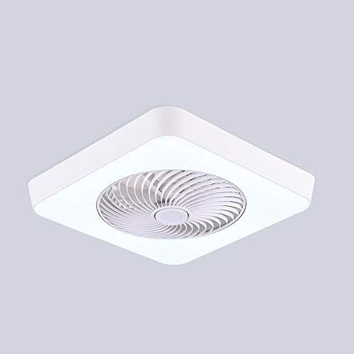 HSCW едноставен модерен вентилатор на таванот со светло со осветлување LED светлосна апликација и далечински управувач тавански ламба
