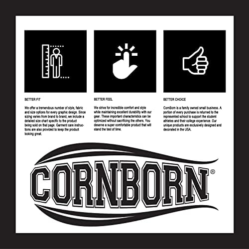 Корнборн Премиум Супер меки кошули на Небраска Хускерс | Дизајн на одбојка