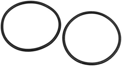 AEXIT 20 парчиња црна гума 42мм x 1,9мм отпорност на топлина што не е отпорна на маслото NBR нитрилна гума O прстен гумени шипки запечатување