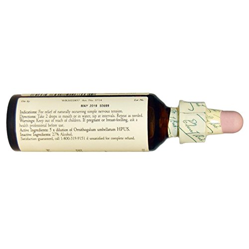 Нелсон Бах САД Бах Оригинален цветен лек за лекување, 20 мл, starвезда на Витлеем, 0,7 фл. Оз