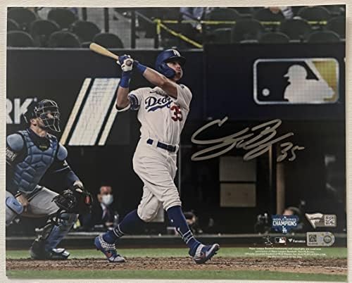 Коди Белингер потпиша автограмиран сјајно 8x10 Фото Лос Анџелес Доџерс - MLB/Fanatics автентицирана